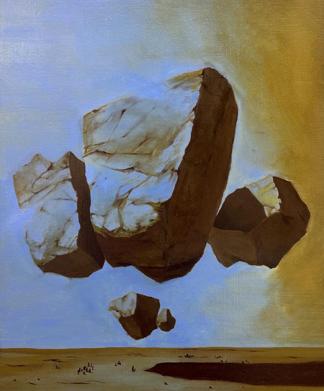Magmatic — Acrylic and spray paint on wood · 200 × 500 cm · 2023